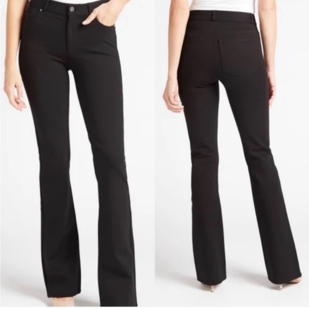 Black Paige flare leg jeans size 30